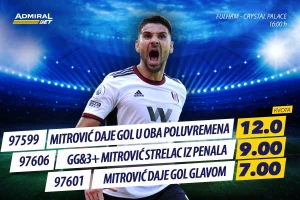 AdmiralBet specijal - Sve pare na Mitra!